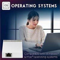 Trendnet TUC-ETGH3 laptop dock & poortreplicator USB 3.2 Gen 1 (3.1 Gen 1) Type-C Grijs, Wit - thumbnail