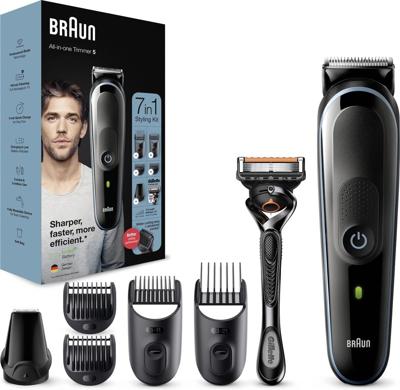 Braun Alles-in-één MGK5355 Batterij 2,1 cm Noir, Blauw