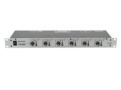Omnitronic ZD-160 19 inch mengpaneel Aantal kanalen:6 Omnitronic ZD-160 19 inch mengpaneel Aantal kanalen:6