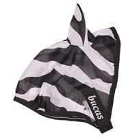 Bucas Buzzoff Zebra vliegenmasker zwart/wit maat:m - thumbnail
