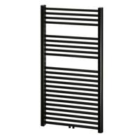 Designradiator Haceka Gobi Adoria 59x111 cm Zwart 6-Punts Aansluiting (565 Watt) - thumbnail