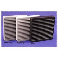 Hammond Electronics XPFA120BK Luchtfilterset ABS Zwart (l x b x h) 105 x 105 x 15 mm 1 stuk(s) - thumbnail
