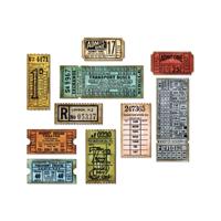 Sizzix • tim holtz thinlits die set alterations ticket booth 6pcs - thumbnail