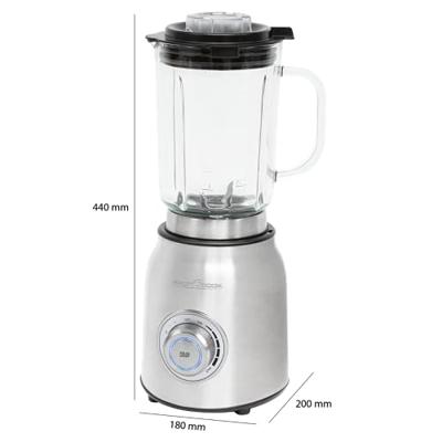ProfiCook 501207 mixer Staande mixer 1200 W Roestvrijstaal