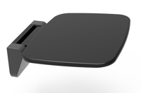 Xellanz Serva doucheklapzitje zwart - thumbnail