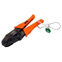 Bahco Krimptang | met metalen draadlus | ratelmechanisme | voor geïsoleerde bevestigingen | 0.5 - 6.0 mm2 / 20 - 10 AWG - TAHCRW01 - thumbnail