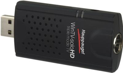 TV-stick Hauppauge WinTV-Solo HD Met DVB-T antenne, Met afstandsbediening, Opnamefunctie Aantal tuners: 1