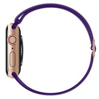 Elastische Solo Loop bandje - Paars - Geschikt voor Apple Watch 44mm / 45mm / 46mm / 49mm - thumbnail