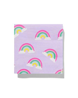 HEMA Servetten regenboog 24x24 - 20 stuks