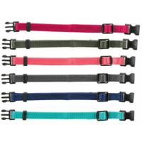 Trixie puppy halsbandset fuchsia/grafiet/indigo/bosgroen/koraal - thumbnail