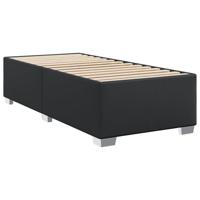 Boxspring met matras kunstleer zwart 120x190 cm - thumbnail