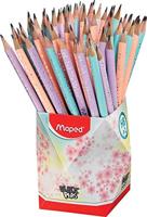 Grafietpotlood Maped Black'Peps met gum pot à 72 stuks pastel - thumbnail