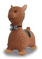 Jamara Bouncing Animal Lama brown with pump - thumbnail
