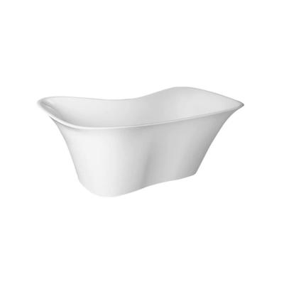 Vrijstaand Bad Sapho Flora Gegoten Marmer 180x80x67 cm Wit