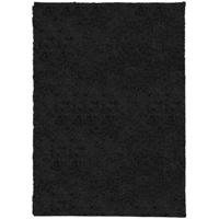 VidaXL Vloerkleed pamplona shaggy hoogpolig modern 200x280 cm zwart - thumbnail