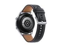 Samsung Galaxy Watch 3 Smartwatch Bluetooth, behuizing 45 mm, staal, lederen band, valherkenning, sportbewaking, accu 340 mAh, IP68, zilver (Mystic Silver) [Italiaanse versie] - thumbnail
