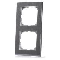 Merten MEG4020-3646 Afdekking Frame System M RVS 1 stuk(s) - thumbnail