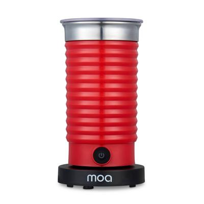 Moa Melkopschuimer Elektrisch - Bpa Vrij - Voor Opschuimen En Verwarmen - Rood - Mf4r Moa Melkopschuimer Elektrisch - Bpa Vrij - Voor Opschuimen En Verwarmen - Rood - Mf4r