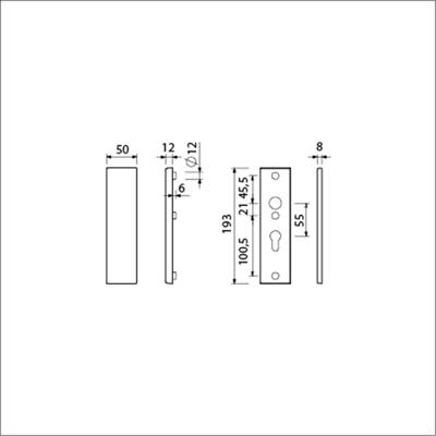 VHB SCHILD 193/50 BL F2 831094 VHB SCHILD 193/50 BL F2 831094