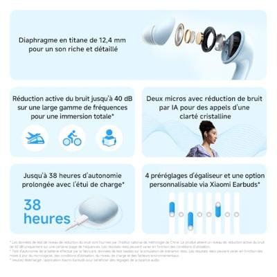 In-ear Bluetooth Hoofdtelefoon Xiaomi Redmi Buds 6 Lite Zwart