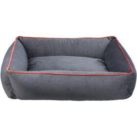 TRIXIE Bijzonder zacht en gezellig hondenbed Romy met antislip bodem, hoekig, 55 × 45 cm, oker - 37675