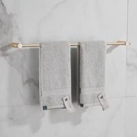 Handdoekhouder BWS Academy 60 cm Geborsteld Messing - thumbnail