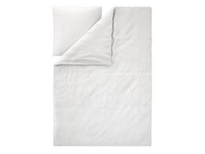 LIVARNO Mousseline dekbedovertrek 140 x 200 cm (Wit)