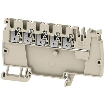 Weidmüller 2683460000 Potentiaalklem Push-In-klem, Steekaansluiting Donkerbeige 50 stuk(s)