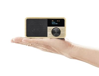 Sangean Genuine Mini DDR-7 Radio DAB+, VHF (FM) AUX, Bluetooth Hout