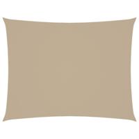 Zonnescherm rechthoekig 6x7 m oxford stof beige - thumbnail