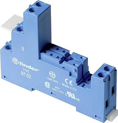 Finder 97.02 Relaissocket Finder 46.52 (l x b x h) 82.9 x 15.8 x 35.3 mm 1 stuk(s)