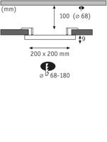 Paulmann 79959 LED-inbouwpaneel 18 W Warmwit Wit - thumbnail