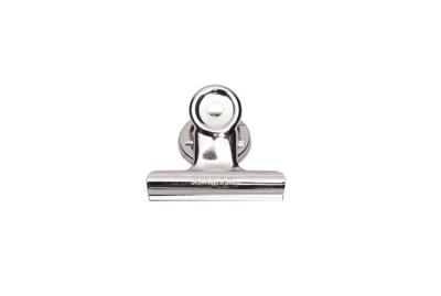 Papierklem maul bulldog magneet 52mm zilver 2st | 144 stuks