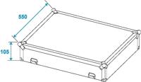 Omnitronic MCB-19 14U 19 inch topload flightcase - thumbnail