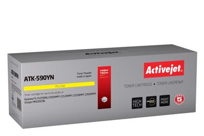 Activejet tonercartridge ATK-590YN (Kyocera vervanging TK-590Y; Supreme; 5000 pagina's; geel)