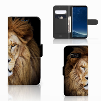 Samsung Galaxy S8 | Telefoonhoesje | Met pasjeshouder | Leeuw - thumbnail