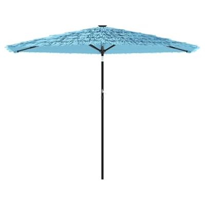 Parasol met stalen paal 288x288x225 cm blauw