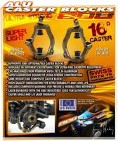 Alu Caster Block 16 deg. Right Swiss 7075 T6 Hard Coat - XB808 (X352219) - thumbnail