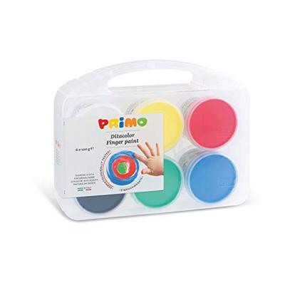PRIMO vingerverf, diverse kleuren, 6x100 ml/ 1 doos