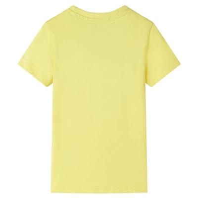 Kindershirt met girafprint 140 geel Kindershirt met girafprint 140 geel