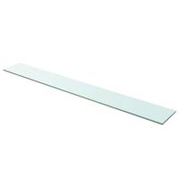 Wandschap transparant 110x15 cm glas - thumbnail