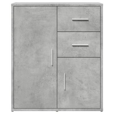 Dressoir 60x31x70 cm bewerkt hout betongrijs