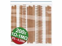 Quadrios 22P058 22P058 Koolfilmweerstand assortiment Axiaal bedraad 0.25 W 5 % 1 set(s) - thumbnail