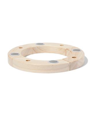 HEMA Houten jaarring kandelaar (multi)