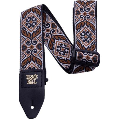 Ernie Ball 4161 Tribal Brown Jacquard Strap gitaarband Ernie Ball 4161 Tribal Brown Jacquard Strap gitaarband