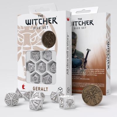 The Witcher Dice Set Geralt The White Wolf (7) The Witcher Dice Set Geralt The White Wolf (7)