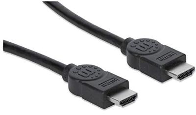 Manhattan 308816 HDMI-kabel HDMI Aansluitkabel HDMI-A-stekker, HDMI-A-stekker 1.00 m Zwart Manhattan 308816 HDMI-kabel HDMI Aansluitkabel HDMI-A-stekker, HDMI-A-stekker 1.00 m Zwart