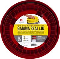 Gamma2 Gamma Seal Deksel voor diervoer, geschikt voor 1,9, 1,8 cm, 1,8 l en 7 gallon, rood - thumbnail