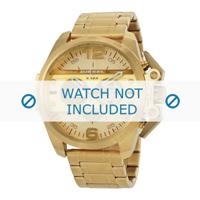 Diesel horlogeband DZ4377 Roestvrij staal (RVS) Goud 24mm - thumbnail