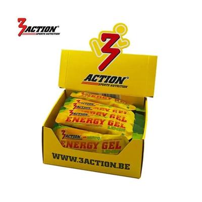 3ACTION energy gel lemon 34 gram (doos 25 st) 1202020002